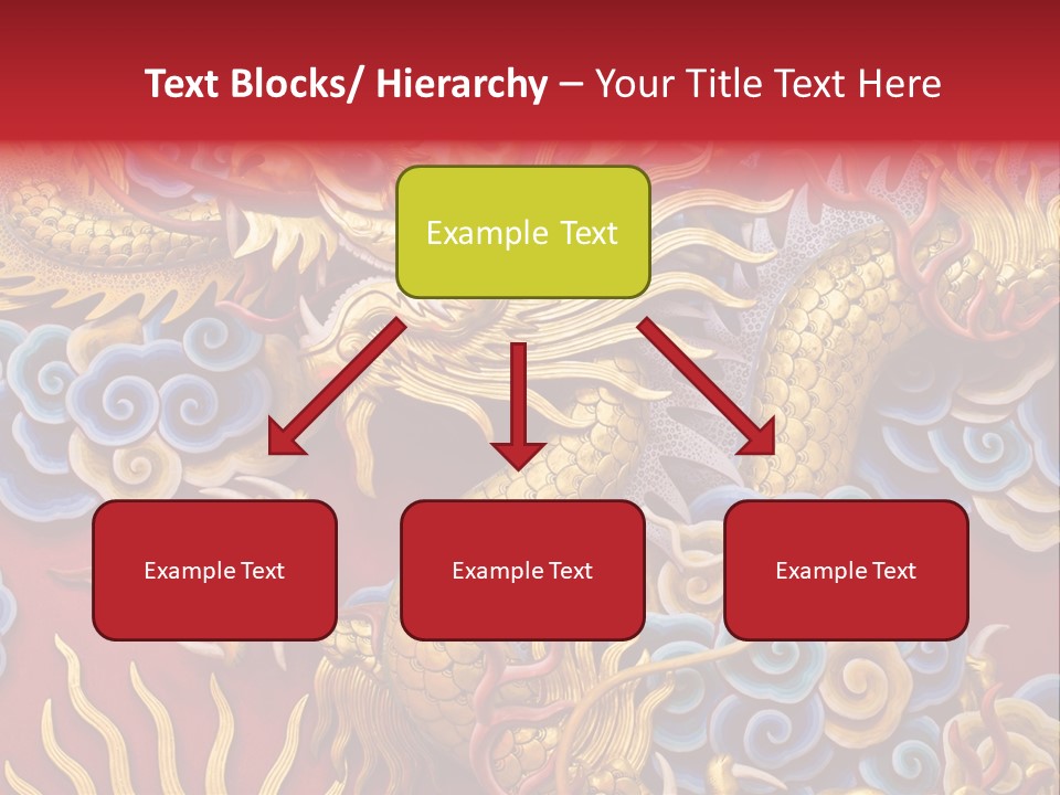 Chinese Dragon Sculpture PowerPoint Template