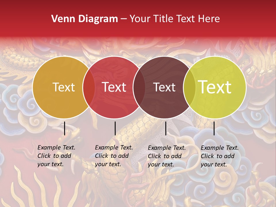 Chinese Dragon Sculpture PowerPoint Template