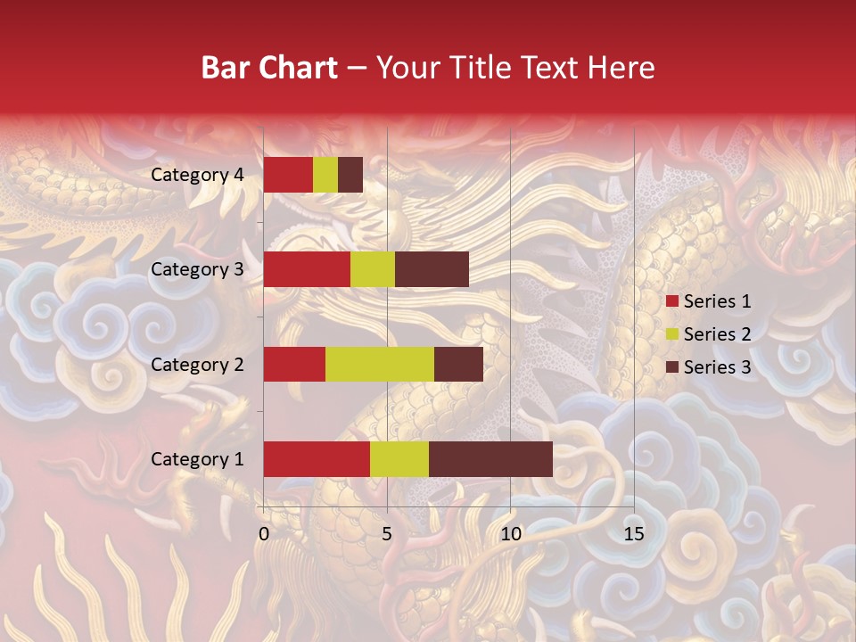 Chinese Dragon Sculpture PowerPoint Template