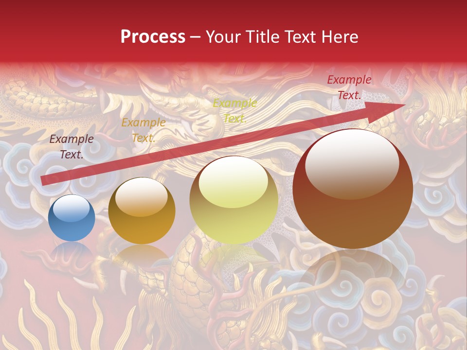 Chinese Dragon Sculpture PowerPoint Template