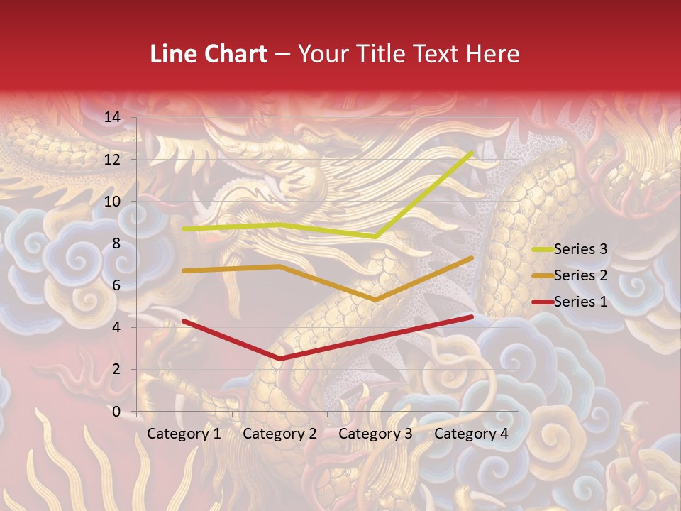 Chinese Dragon Sculpture PowerPoint Template