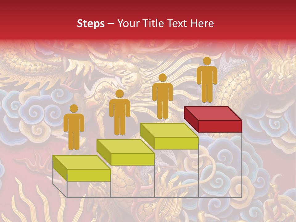 Chinese Dragon Sculpture PowerPoint Template