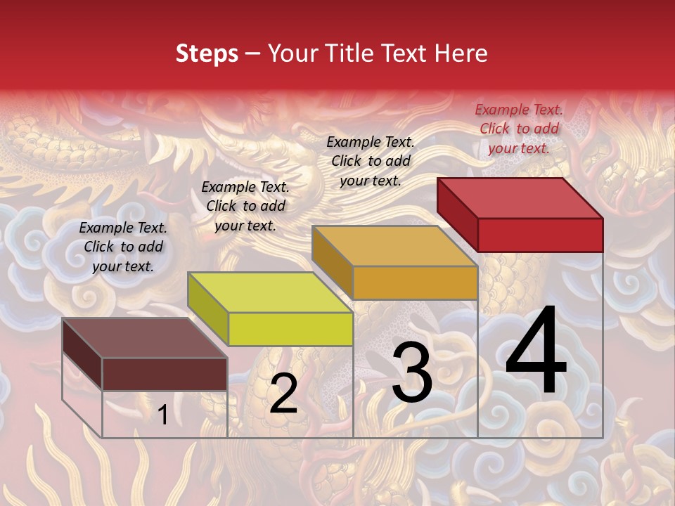 Chinese Dragon Sculpture PowerPoint Template