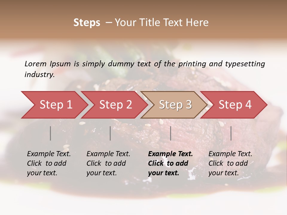 Filet Mignon PowerPoint Template
