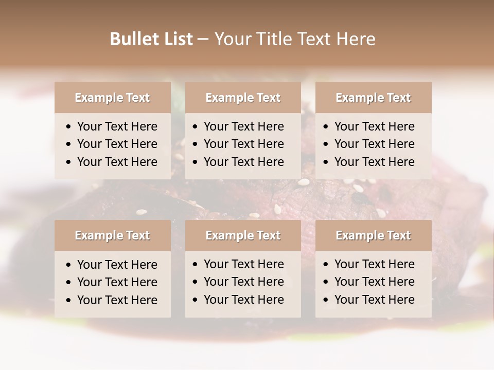 Filet Mignon PowerPoint Template