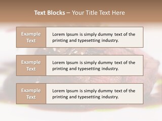Filet Mignon PowerPoint Template