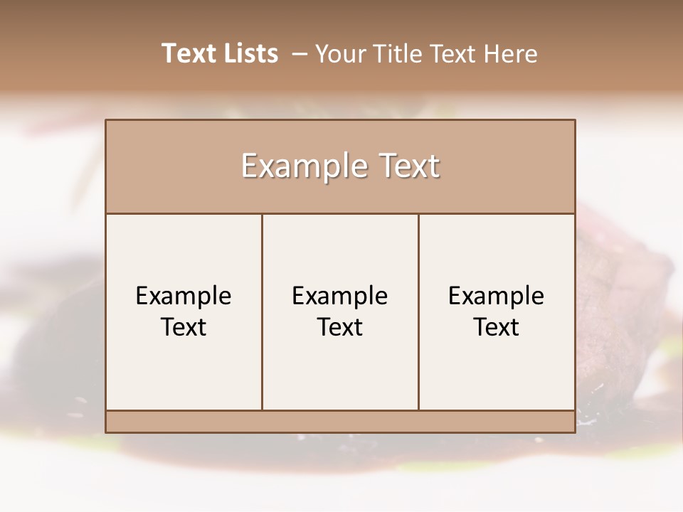 Filet Mignon PowerPoint Template