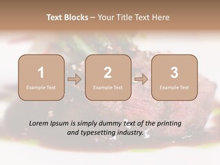 Filet Mignon PowerPoint Template