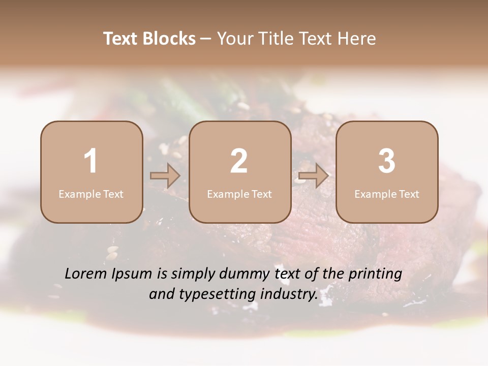 Filet Mignon PowerPoint Template