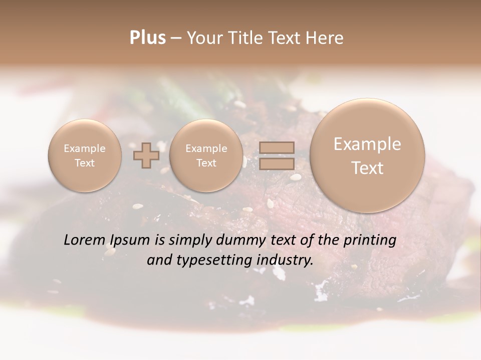 Filet Mignon PowerPoint Template