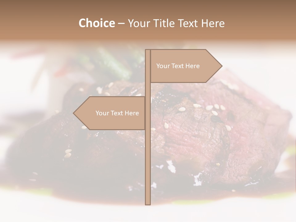 Filet Mignon PowerPoint Template