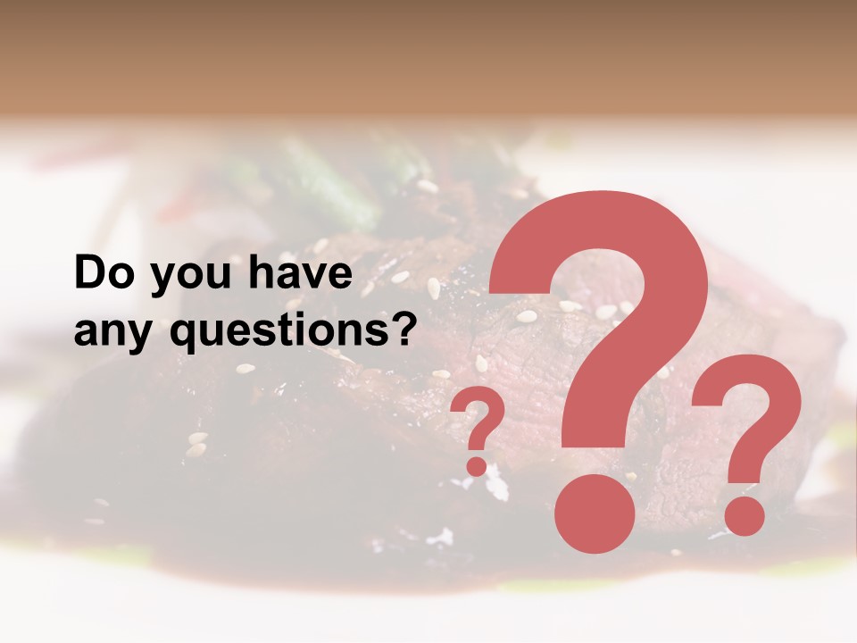 Filet Mignon PowerPoint Template