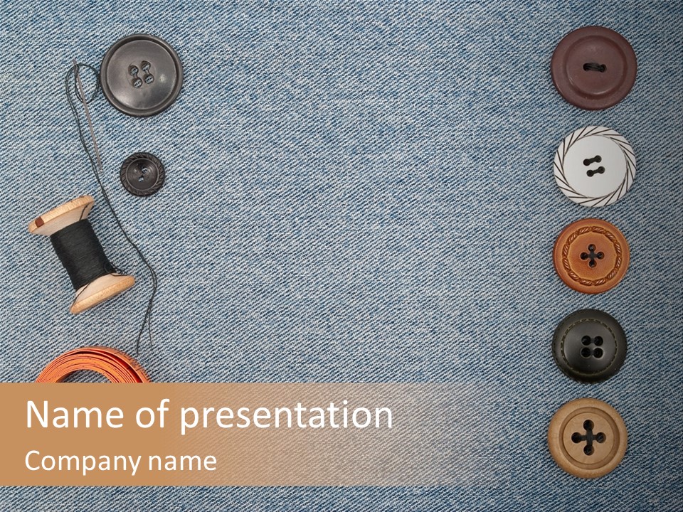 Design Seam Canvas PowerPoint Template