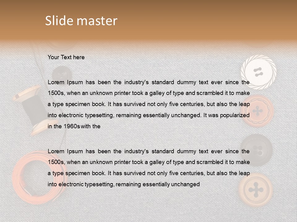 Design Seam Canvas PowerPoint Template