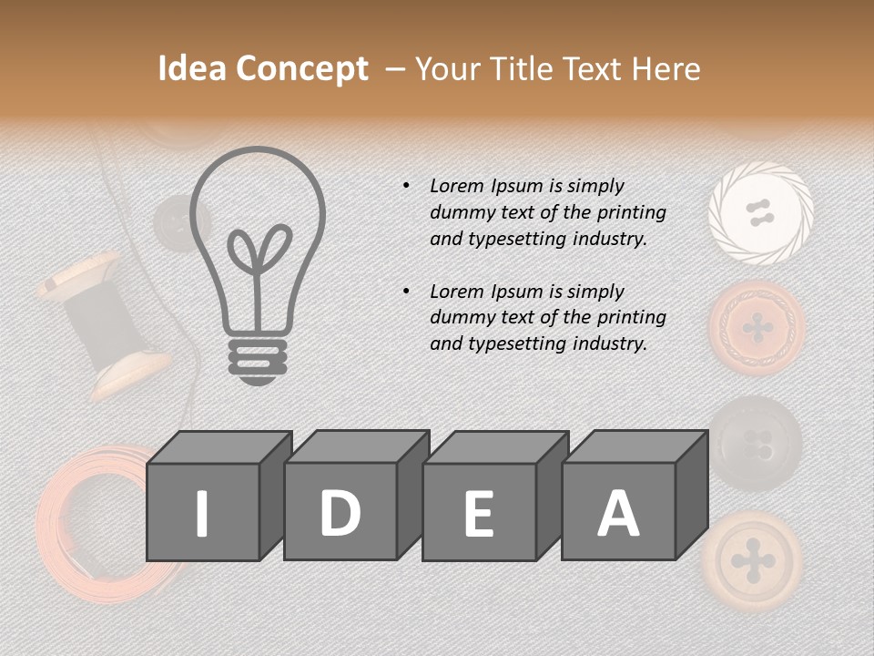 Design Seam Canvas PowerPoint Template