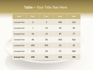 Stack Of Pancakes PowerPoint Template