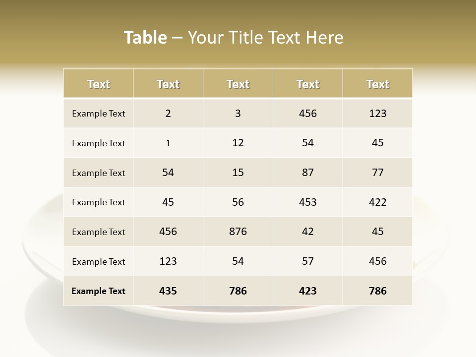 Stack Of Pancakes PowerPoint Template