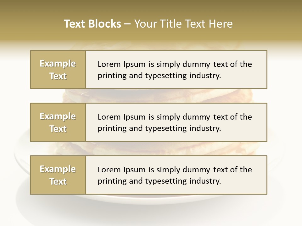 Stack Of Pancakes PowerPoint Template