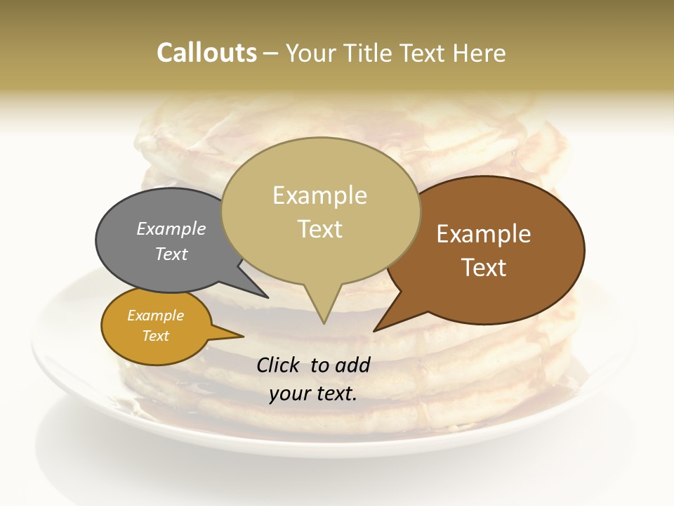 Stack Of Pancakes PowerPoint Template
