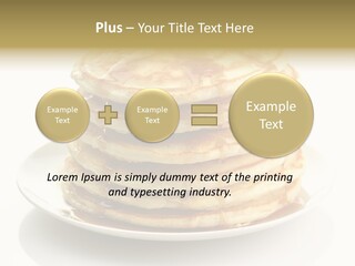 Stack Of Pancakes PowerPoint Template