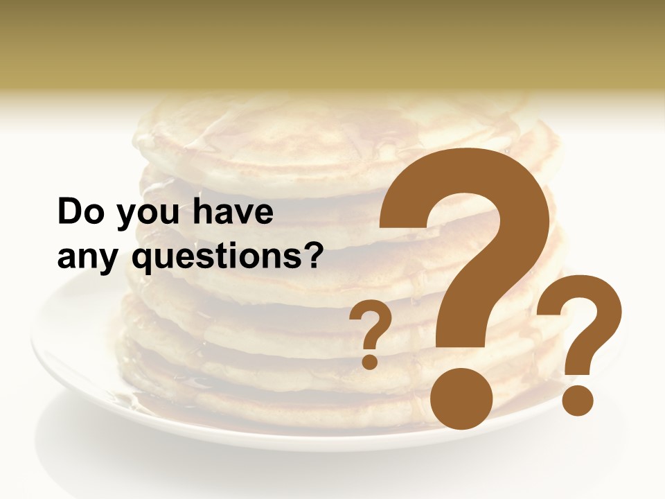 Stack Of Pancakes PowerPoint Template