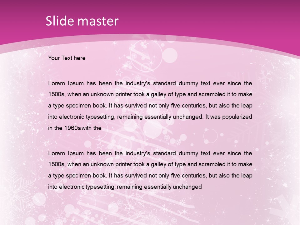 Happy Vintage Frost PowerPoint Template