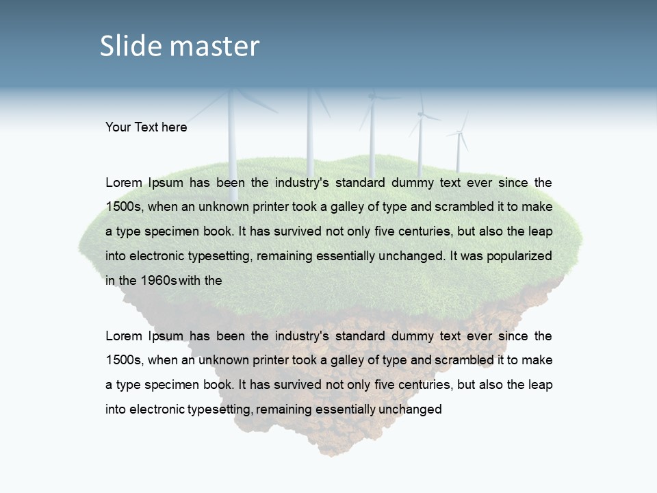 Island Planet PowerPoint Template