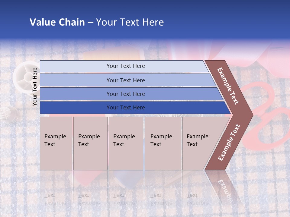 Button Housewife Stitch PowerPoint Template