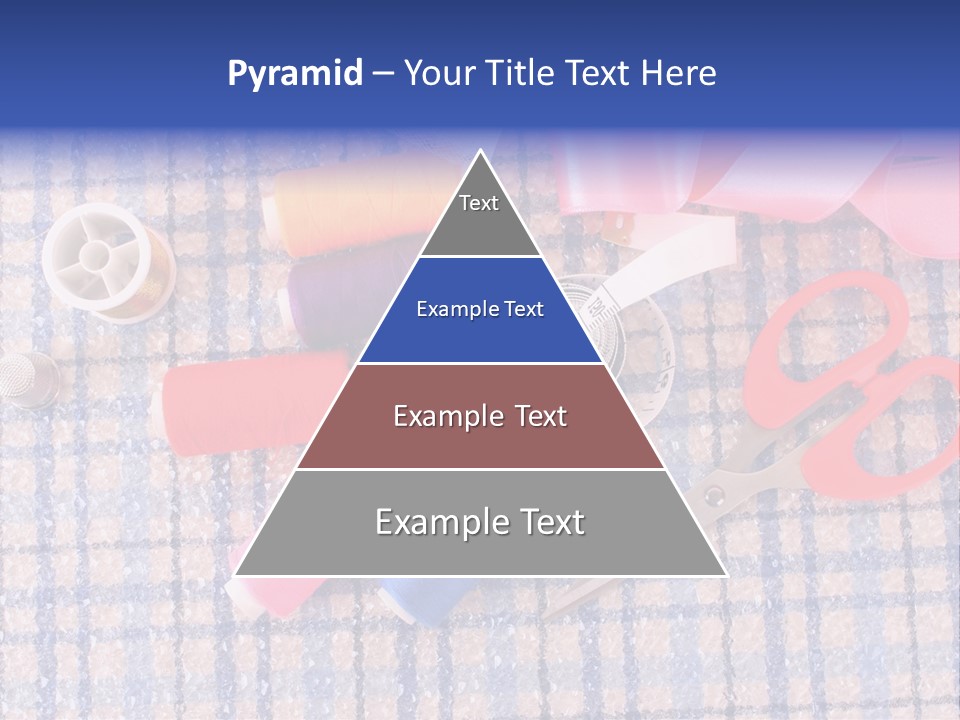 Button Housewife Stitch PowerPoint Template