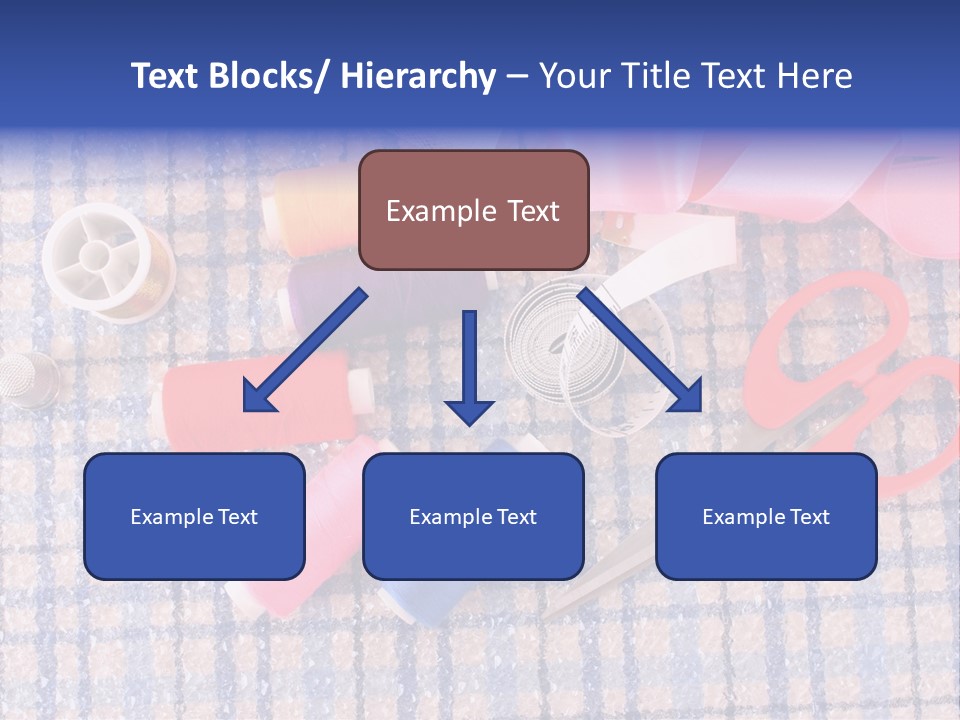 Button Housewife Stitch PowerPoint Template