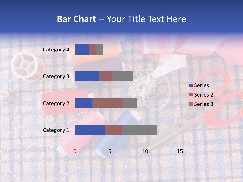 Button Housewife Stitch PowerPoint Template