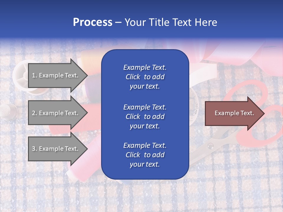 Button Housewife Stitch PowerPoint Template