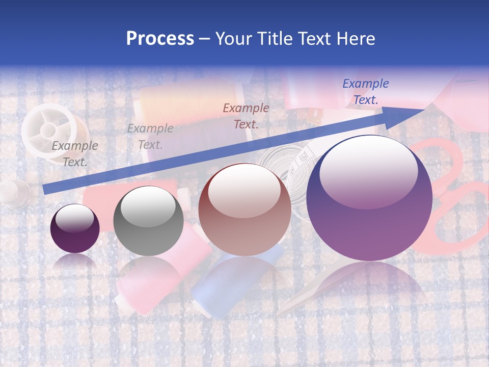 Button Housewife Stitch PowerPoint Template