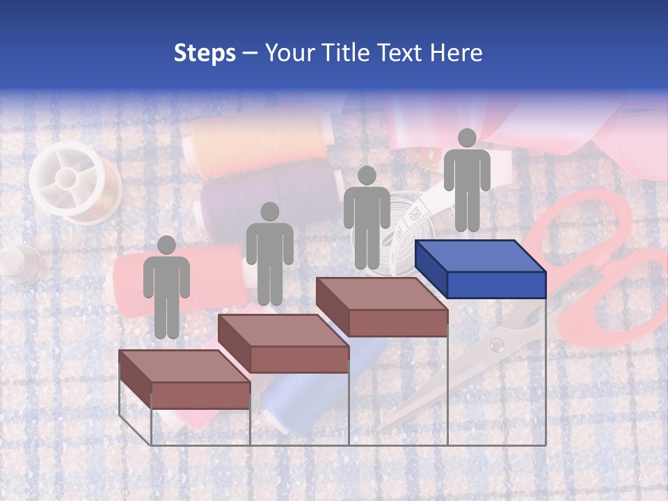 Button Housewife Stitch PowerPoint Template