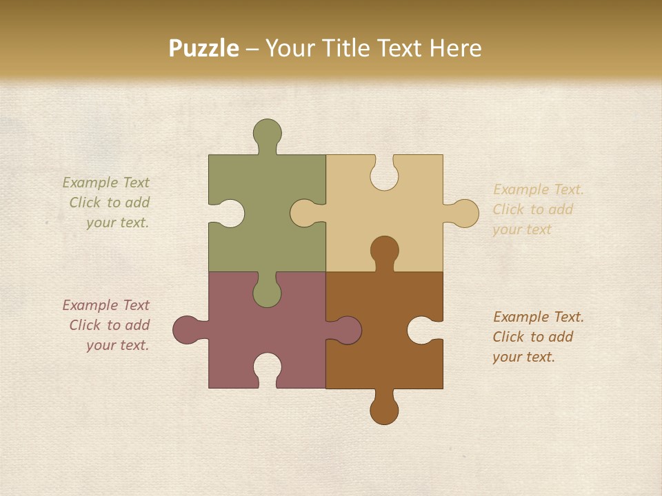 Aged Canvas PowerPoint Template