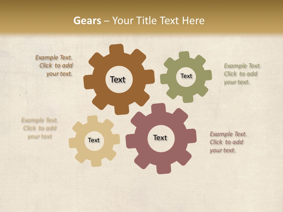 Aged Canvas PowerPoint Template