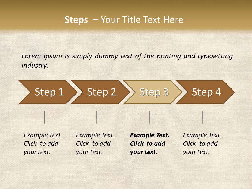 Aged Canvas PowerPoint Template