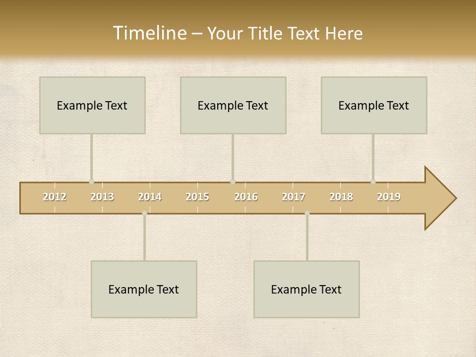 Aged Canvas PowerPoint Template