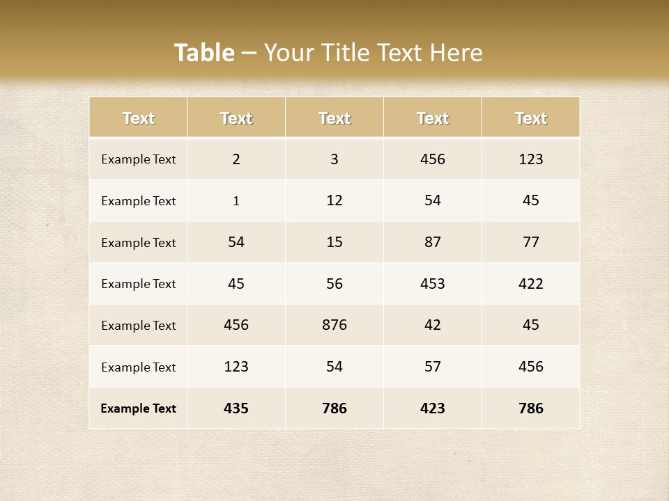 Aged Canvas PowerPoint Template