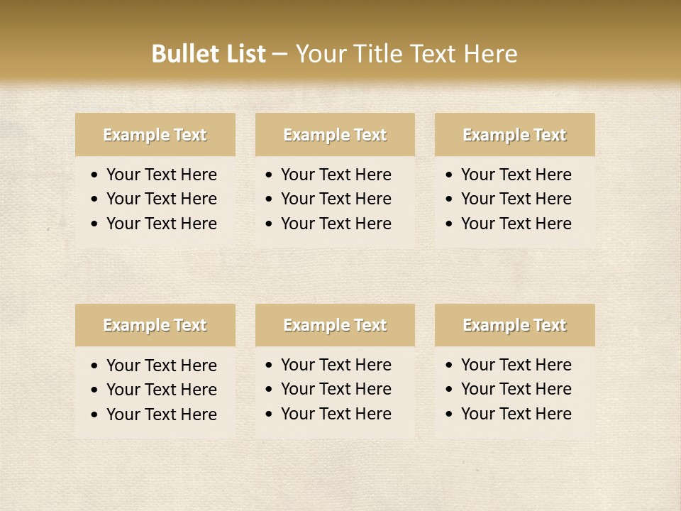 Aged Canvas PowerPoint Template