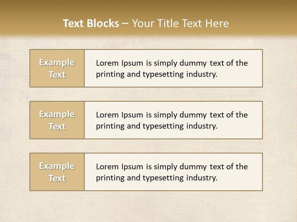 Aged Canvas PowerPoint Template