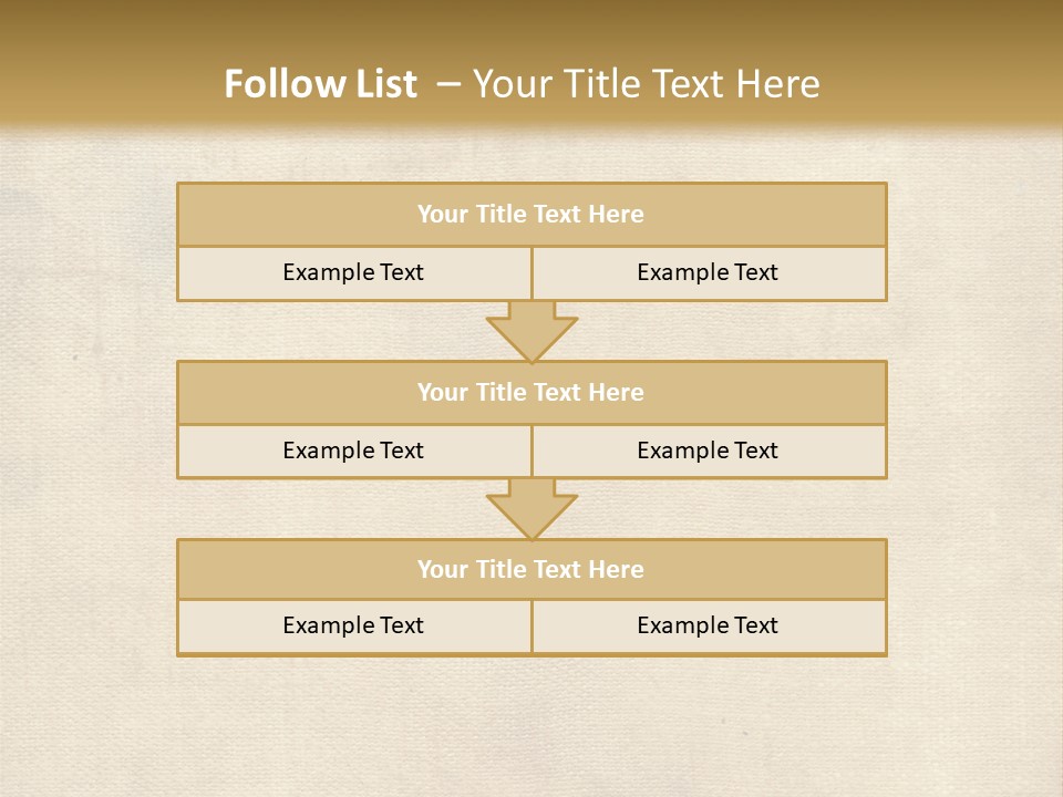 Aged Canvas PowerPoint Template