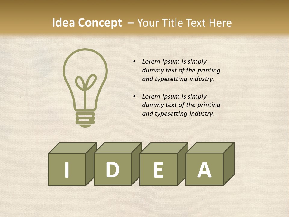 Aged Canvas PowerPoint Template