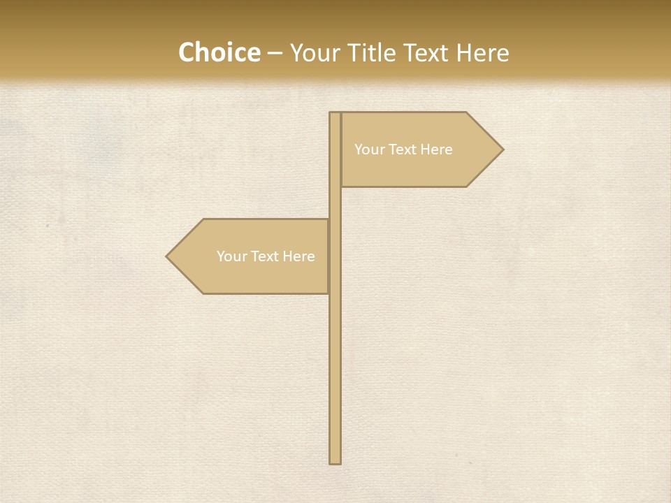 Aged Canvas PowerPoint Template