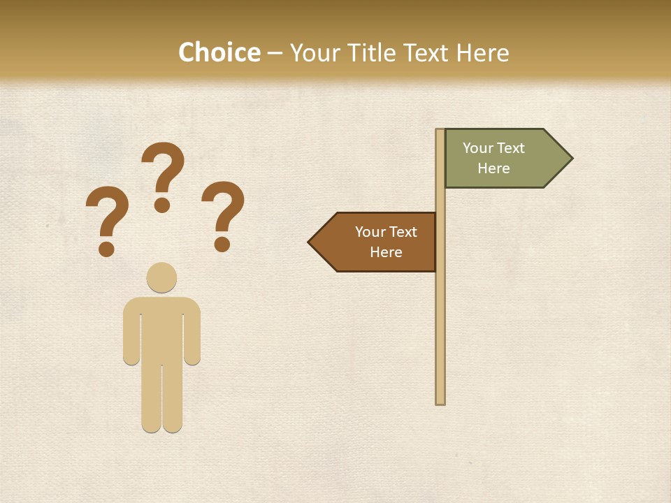 Aged Canvas PowerPoint Template