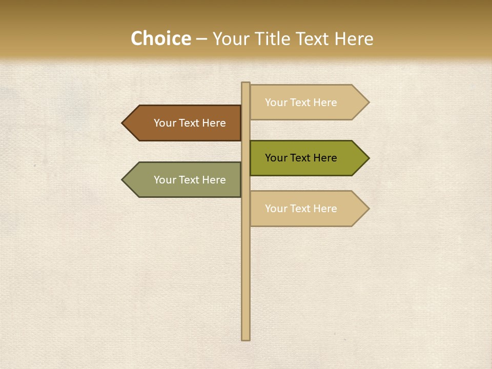Aged Canvas PowerPoint Template