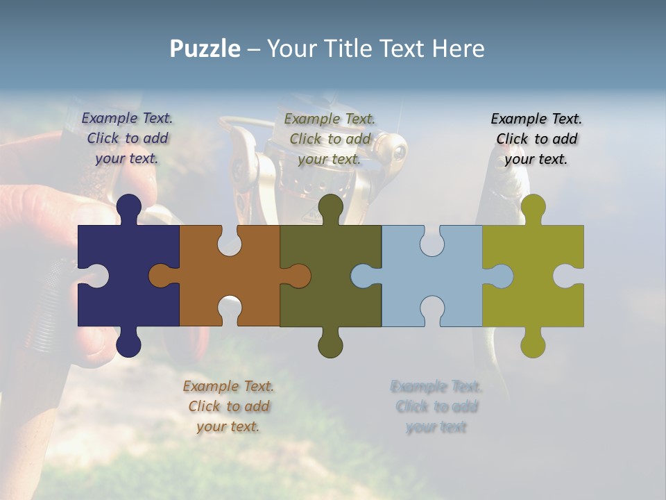 Reel Creek River PowerPoint Template