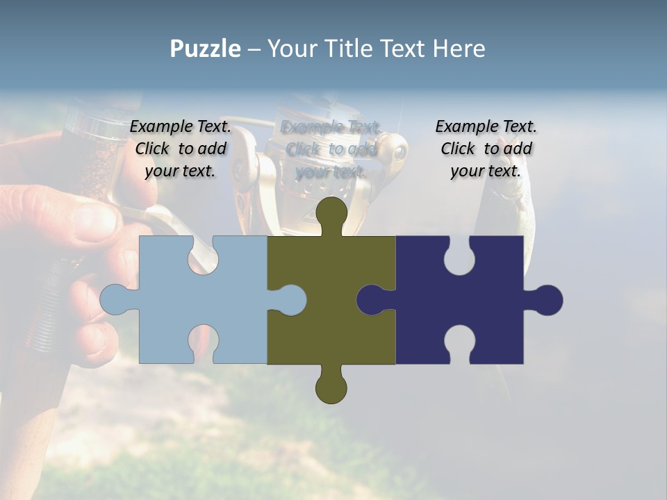 Reel Creek River PowerPoint Template