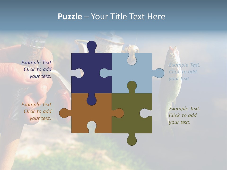 Reel Creek River PowerPoint Template