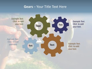 Reel Creek River PowerPoint Template